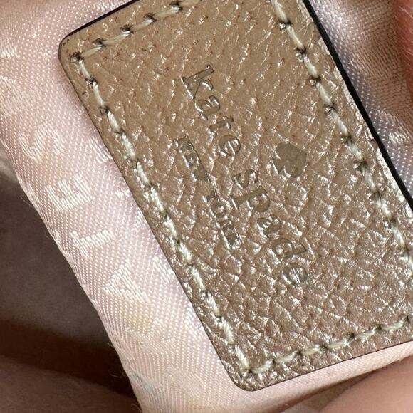 Kate Spade Wellesley Rachelle Rose Gold Leather Satchel Handbag *READ - Picture 13 of 13